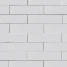 Porcelain floor and wall subway tile (1 sq. Brick 2x8 White Subway Tile Contemporary Wall And Floor Tile By Subwaytileshop Houzz