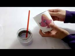 مشروع الطباعة علي الاكواب باسهل وارخص طريقة الديكوباج ازاي هنغلفة ازاي هنسوقه Youtube Craft Projects Decoupage Crafts