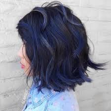 Women with brown hair can adopt this trend too. Blue Black Hair How To Get It Right Blue Ombre Hair Black Hair Dye Hair Styles