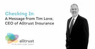 This allows the customer to have. Checking In A Message From The Ceo Of Alltrust