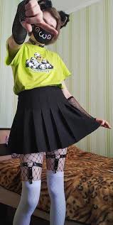 Dresses ideas with skirt and tights femboy look