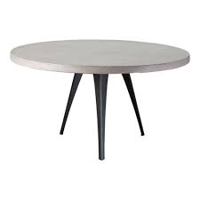 Table Ronde En Beton Cavallo Pieds Tripodes En Metal For Me Lab Table Salle A Manger Table Ronde Table