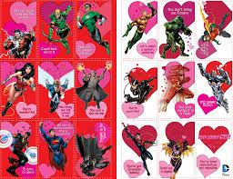 Hearts, flowers, cute critters, fancy fonts, and photos carrying messages of love and friendship will definitely be hanging out on mantels, desks, and refrigerators way past the shelf life of a cupcake. Dc Comics Giveaway Young Romance A New 52 Valentine S Day Special 1 Justice League Vol 2