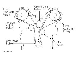 2003 Honda Odyssey Serpentine Belt Routing And Timing Belt Diagrams