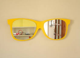 Find the perfect size and style to decorate your home and add sophistication to any room. Raymond Sunglasses Shaped Wall Mirror Funky Design Summer Etsy Mirror Design Wall Mirror Designs Large Wall Mirror