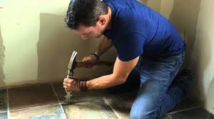 It's also a good idea to wear some stout gloves as these shards can cut the skin. Video How To Replace Broken Tile Fix Broken Tile