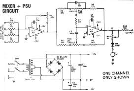 Simple audio mixer circuit p. 4 Channel Dj Audio Mixer Circuit For Discotheque Applications Homemade Circuit Projects