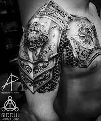 Pin By Shpaciito On Tatuirovki Plecha Shoulder Armor Tattoo Armour Tattoo Body Armor Tattoo