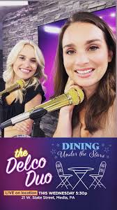 Join Jenna Meissner and I this Wednesday (Sept 10) for a live show of Delco  Duo at Visit Media PA's Dining Under The Stars! Come with your issues or  just to hang