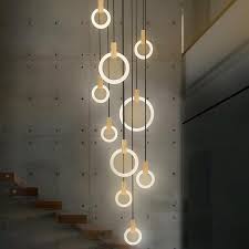 Modern Led Light Ring Chandelier
