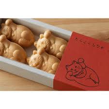 たらふくもなか 1箱 6個入り箱 1個 たらふくもなか shirakaba 錦糸町の和菓子司 白樺 猫 スイーツ クッキーの包装 手土産 お菓子