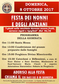La messa nella prima giornata mondiale dei nonni e degli anziani, proclamata dallo stesso pontefice, è stata celebrata da monsignor rino fisichella, in sostituzione del papa. Festa Dei Nonni E Degli Anziani 2017 Parrocchia San Benedetto Abate