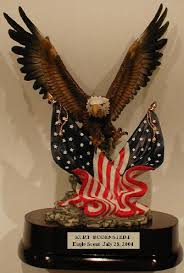 natural color eagle gift statues