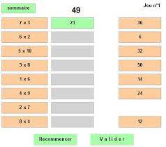 jeux pour apprendre les tables de multiplication apprendre les tables de multiplication jeux educatifs en ligne jeux pour apprendre