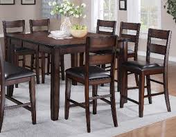 Chair seat height describes the measure from the floor to the top of the this is because chairs are most often paired with these most common types of tables: Crown Mark Maldives 7 Piece Counter High Dining Table Set 2760t 5454 6xs 24 Miskelly Furniture