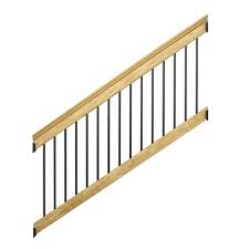 Find deals on products in building supply on amazon. Pressure Treated Wood Outdoor Stair Railing Kit Yard Home