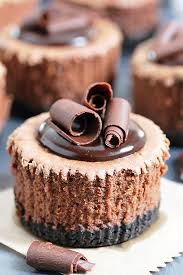 Chocolate Mini Cheesecake With Oreo Crust Sweet Spicy Kitchen Mini Cheesecake Recipes Oreo Crust Cheesecake Mini Chocolate Cheesecake