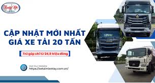 Giá xe tải 20 tấn: Thủ tục dễ dàng, trả góp chỉ từ 24,8 triệu