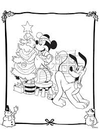 200 x 267 gif pixel. Mickey Pluto Decorating The Tree Coloring Page Kleurplaten Kerstmis Kleuren Kerstkleurplaten