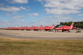 Nine planes flew over a beach in various. Raf Red Arrows Begin Training In Greece Blog Before Flight Aerospace And Defense News