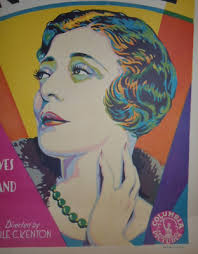 1929 Orig. Song of Love Belle Baker Deco Movie Poster