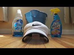 How To Clean A White Golf Hat How To Wash Golf Hats White Golf Shoes Cleaning White Baseball Cap