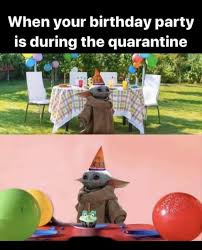 Pin By Lorena Sangueza On Baby Yoda Funny Happy Birthday Meme Happy Birthday Meme Birthday Humor