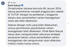 Pt bank rakyat indonesia (persero) tbk. Kadar Dividen Bank Rakyat 2021 Dan Cara Semakan