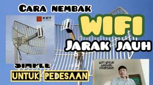 Cara membuat alat nembak wifi jarak jauh gratis. Cara Nembak Wifi Jarak Jauh Simpel Untuk Daerah Pedesaan Youtube