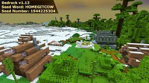 In these minecraft seeds players can find massive jungle trees, special animals, . Zombie Village Jungle Temple Near Ice Spike Jungle Combo And More Bedrock Seed Homegitcow Minecraftseeds