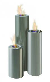 sompex fire concept feuersaule pillar klein led kerzen feuersaule led