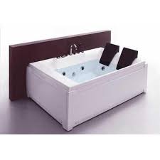 Both ends are reclined for each bather. White Luxury Bath 2 Seater Acrylic Jacuzzi Bathtub Rs 80000 Piece Id 15720191912