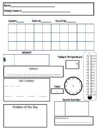 2nd Grade Saxon Math Morning Meeting Calendar Student Paper Saxon Math Math Meeting Calendar Math