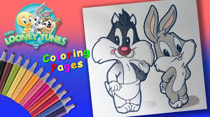 Bebes looney tunes para imprimir, los animalitos de looney tunes en imagenes para imprimir totalmente gratis.si no encuentras al piolin, lo. Baby Looney Tunes Coloring Book Pages For Kids Baby Bugs And Baby Sylvester Coloring Pages Youtube