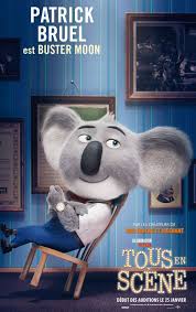 Tous En Scene L Sing 2017 L Buster Moon Poster Films Complets Tous En Scene Dessin Anime