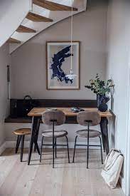 Home Tour With Line Borella In Copenhagen Dining Room Bench Seating Dining Room Small Apartment Dining