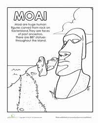 Print the pdf to use the worksheet. Easter Island Worksheet Education Com