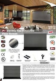 Vividstorm Ecran Alr Ust Motorise Deployable Depuis Le Sol Le Blog De Phc Le Sol Motorise Sol
