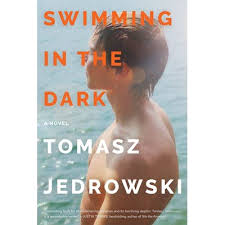An illustration of two cells of a film strip. Swimming In The Dark By Tomasz Jedrowski