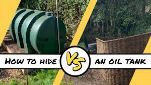 Ideal for stacked recycling boxes, too. How I Hid My Ugly Oil Tank My Garden Makeover Rachel Ducker Youtube