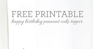 Maybe you would like to learn more about one of these? Calligraphy Happy Birthday Cake Topper Printable Greeting Cards Near Me