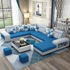 Signature design by ashley brand. Buy Living Room Sofa Sofa Set Fashion Fabric Sofa Combination Set Cafe Hotel Furniture Simple Leisure Sofa Blue Online Shop Home Garden On Carrefour Uae