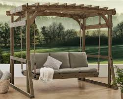 Relax in your yard, or on your patio or veranda, with the gentle rocking motion, of this porch swing. Patio Swing Gazebo Off 75