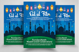 The day is celebrated with immense devotion, and devotees make it a special day to remember their faith and devotion to god. Eid Ul Fitr Event Flyer Poster By Designhub Thehungryjpeg Com