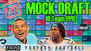 The most entertaining way to prepare for your fantasy football draft. Fantasy Football Advice Mock Draft Live Stream 10 Team Ppr Mock Draft On Sleeper Youtube