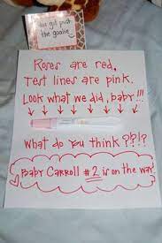 Of all the pregnancy announcement ideas on facebook, this one is the easiest. Pregnancy Announcements