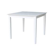Free delivery & warranty available. Solid Wood 36 Square Dining Table White International Concepts Target