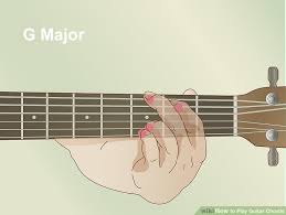 how to play guitar chords with pictures wikihow