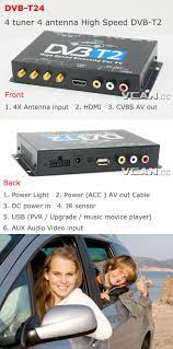 Ingin antena tv dengan build structure yang kokoh? Kereta Dvb T2 4 Tuner 4 Antena Tv Digital Penerima Laju Auto Mudah Alih Dengan Pemain Filem Usb Hdmi Keluar Hdtv Dvb T24