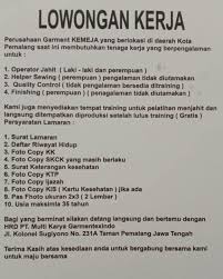 Lowongan kerja promotor elektronik di ish tegal 2021. Kabar Pemalang Info Loker Kabarpemalang Facebook
